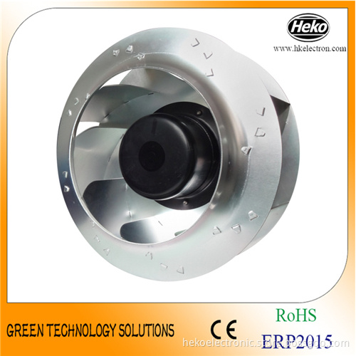 simple structure backward curved impeller fan